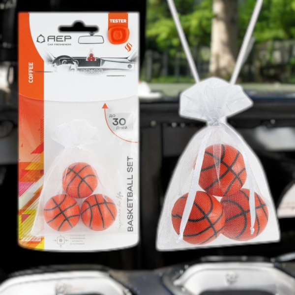 Ароматизатор воздуха для автомобиля SPORT SET / Подвесной ароматизатор